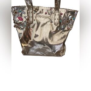Gold Betsey Johnson Purse